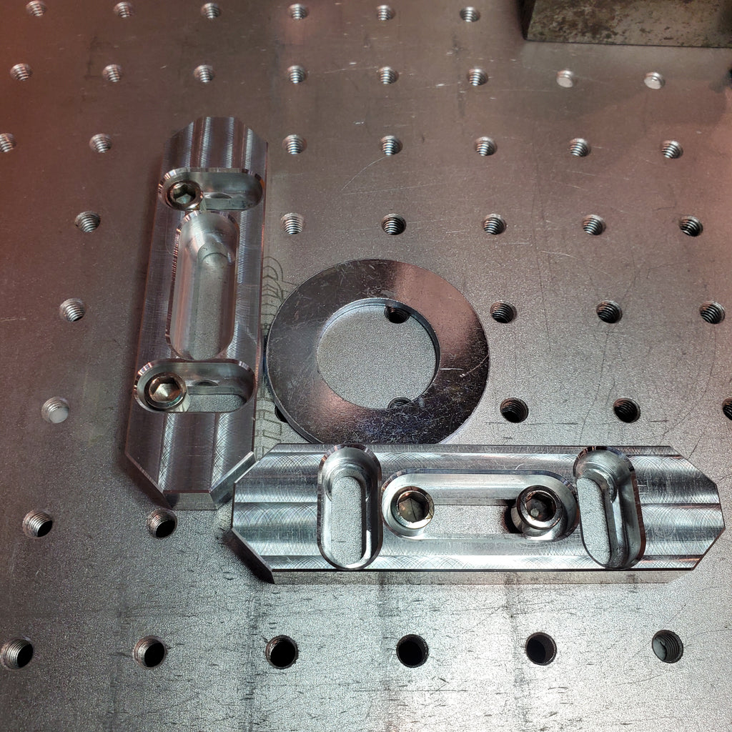 Adjustable Fiber Laser Fixture Guides, Aluminum