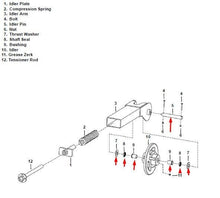 Bobcat MT - Roller rebuild kit