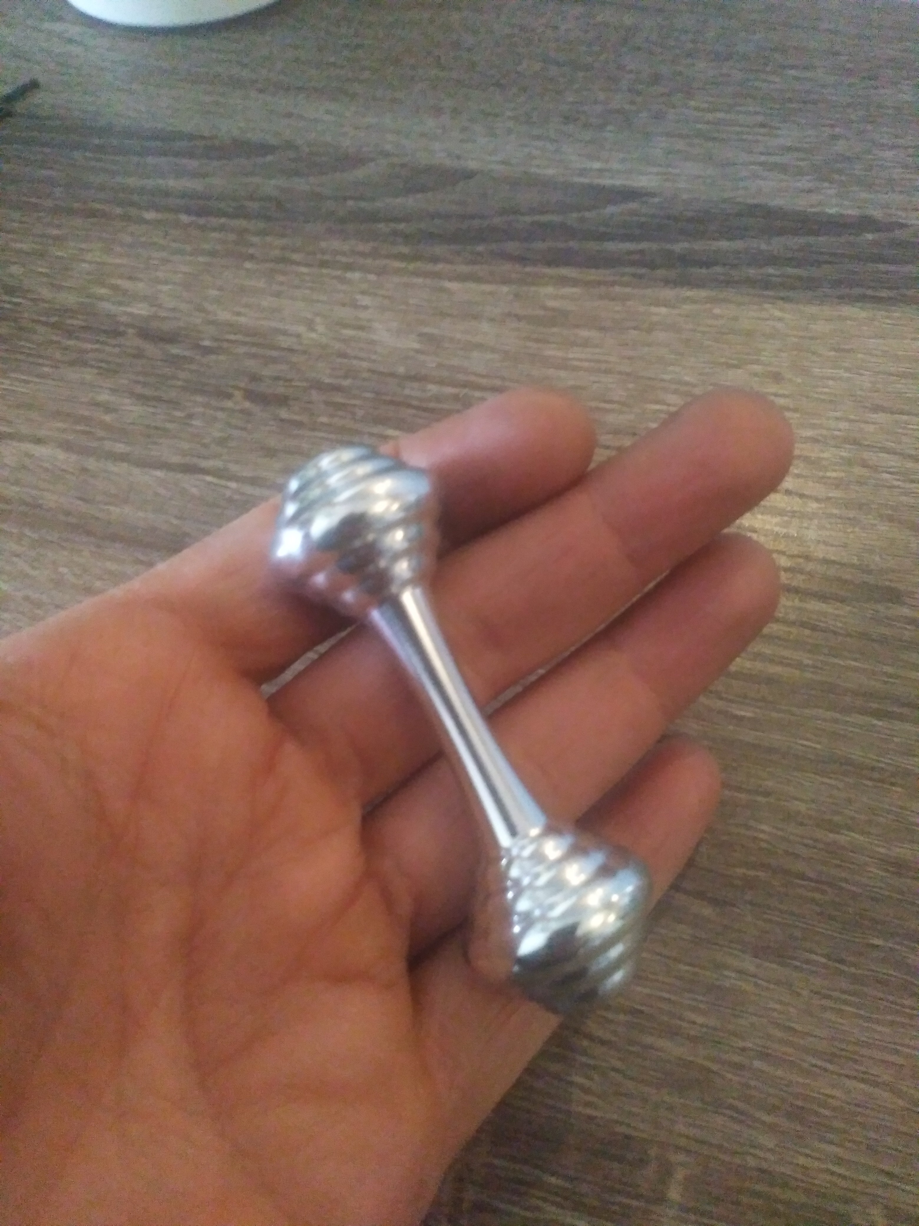 Barbell Machined Skill Toy / Knuckle Roller